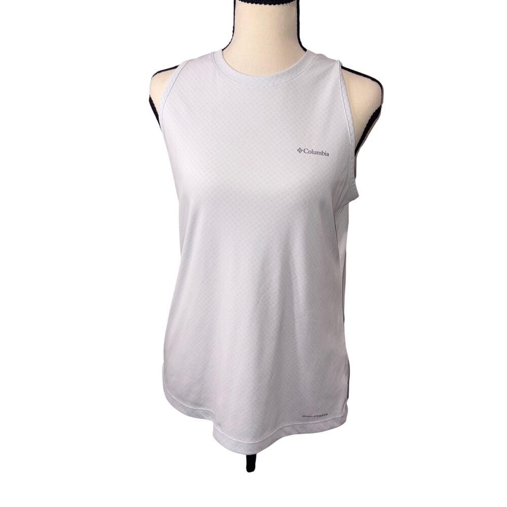 Columbia Activewear Performance Bogata Bay Technical White Tank Top M - Picture 1 of 9